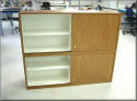 Euro-Style Cabinet with Plastic Laminate Exterior & Melamine Interior