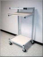 Adjustable Height Shelf Cart