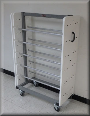 Roll Dispensing Cart for Wide Rolls